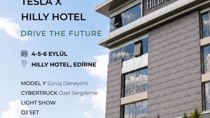 TESLA X HILLY HOTEL - DRIVE THE FUTURE